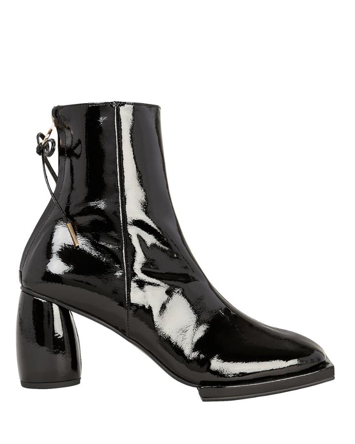 Reike Nen Square Toe Patent Leather Boots Black 37