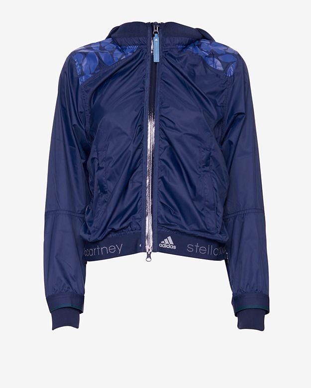 Adidas By Stella Mccartney Logo Print Running Jacket