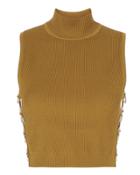 Cushnie Et Ochs Aria Crop Top Brown M