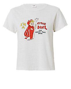 Re/done Little Devil Vintage White Tee