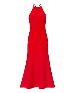 Alexander Wang Red Knit Halter Dress