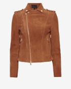 Exclusive For Intermix Goat Suede Moto Jacket