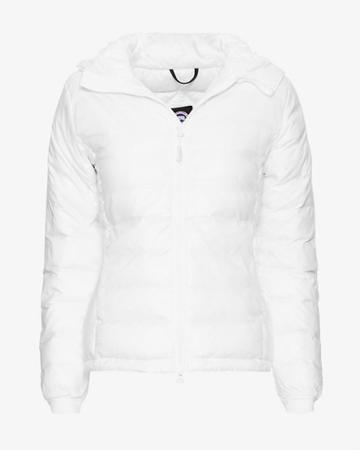 Canada Goose Camp Short Hooded Jacket: White