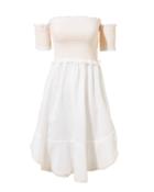 Kisuii Leora Off Shoulder Smocked Dress White L