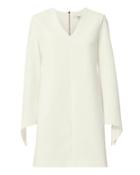 Tibi Tie Sleeve V-neck Dress