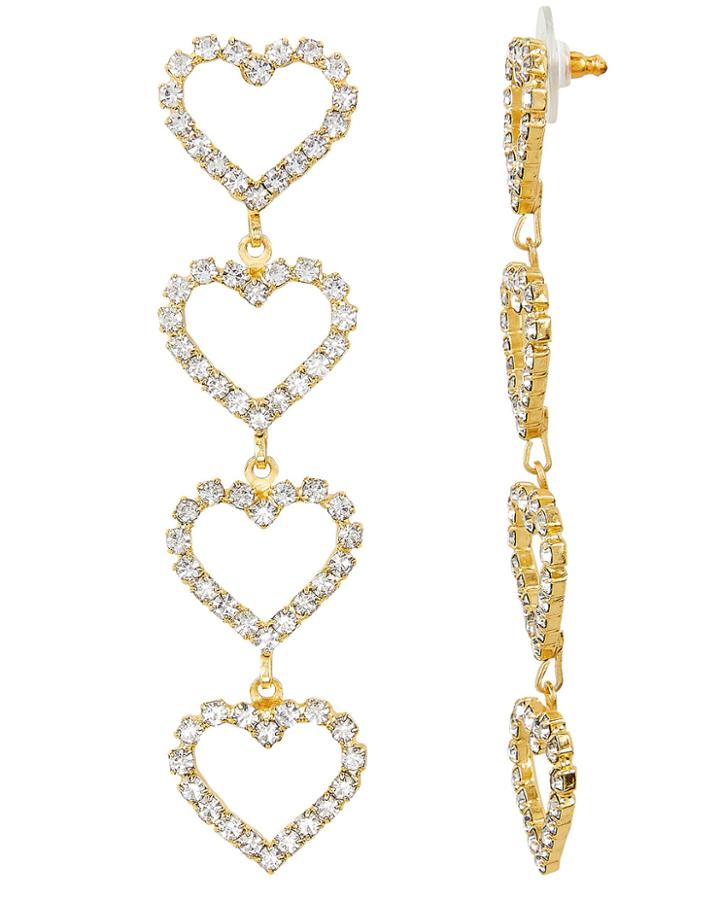 Elizabeth Cole Hannah Earrings Gold 1size