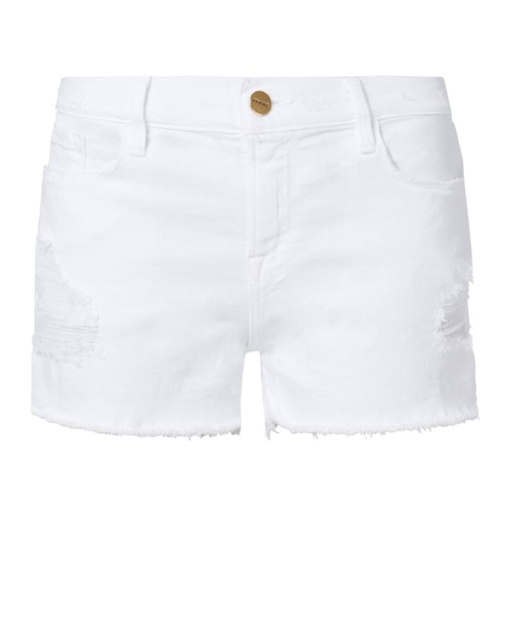 Frame Denim Frame Le Cut Off White Shorts White 24
