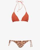 Zimmermann Alchemy Crochet/leopard Print Bikini- Final Sale