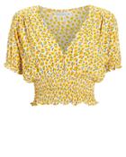 Faithfull The Brand First Light Top Yellow/floral S