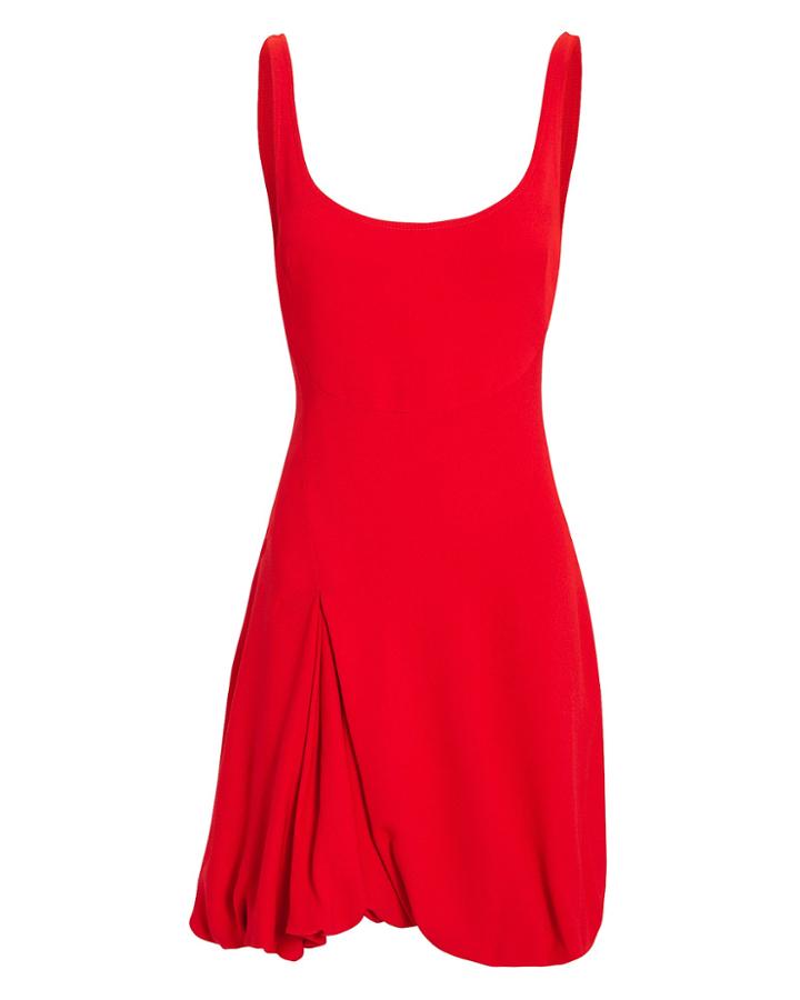 3.1 Phillip Lim Bubble-hem Red Mini Dress Red 2