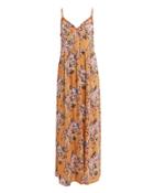 Auguste Bijoux Frill Maxi Dress Orange/floral 12