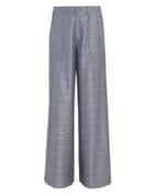 Ganni Merkel Serenity Blue Wide Leg Pants Blue-lt 34