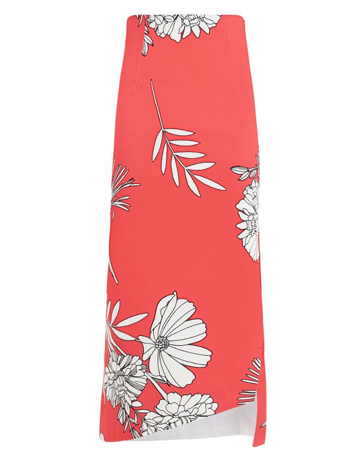 Silvia Tcherassi Gimme Floral Skirt Red/white Floral S