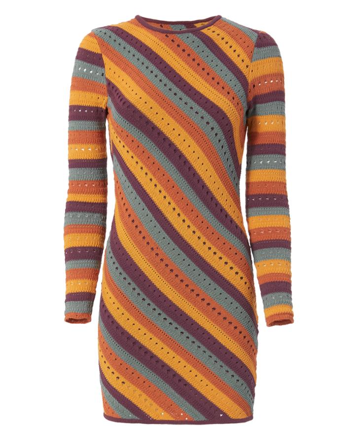 Ronny Kobo Jules Striped Dress