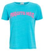 Mother The Boxy Goodie Tee Turquoise L