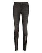 J Brand 620 Zip Detail Super Skinny Jeans
