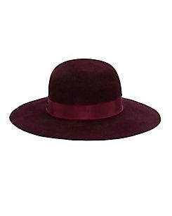Hat Attack Velour Round Crown Hat
