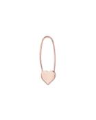 Loren Stewart Heart Rose Gold Safety Pin Earring Rose Gold 1size