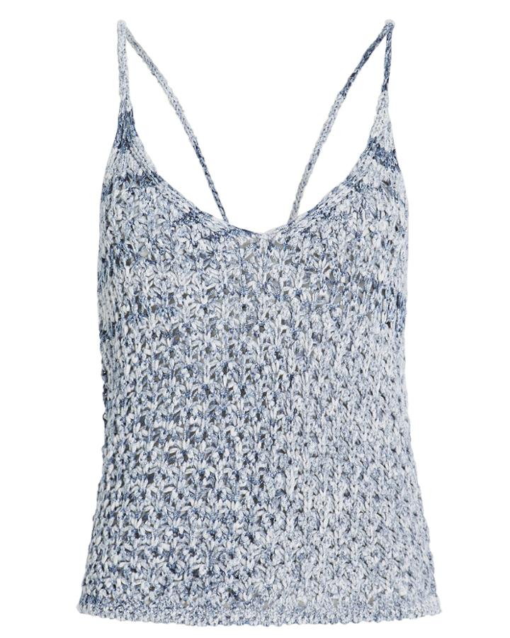 Exclusive For Intermix Intermix Cerise Marbled Sleeveles Sweater Powder Blue M
