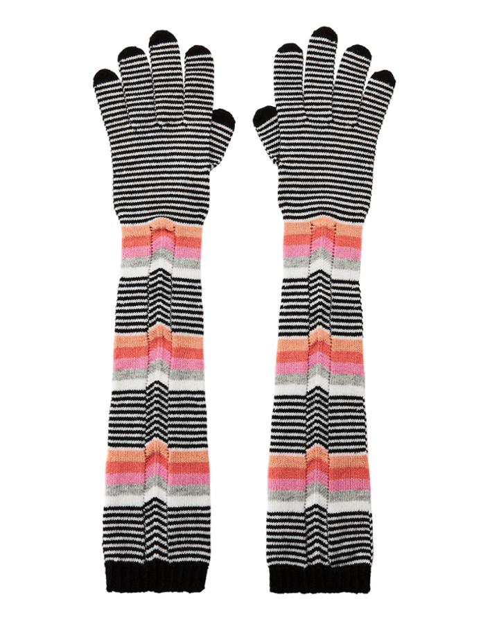 Missoni Multi-stripe Long Gloves