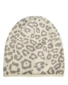 Exclusive For Intermix Intermix Leopard Beanie Hat Beige 1size
