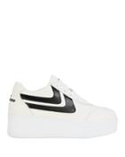 Joshua Sanders Retro Black Stripe Platform Sneakers White 39