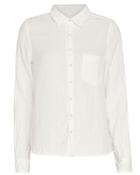 Shirt By Cp Shades Exclusiuve Gauze Shirt: White