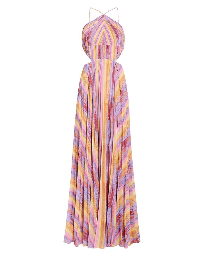 Amur Janet Gown Purple/orange/yellow 6