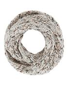 Luisa Brini Lurex Knit Infinity Scarf