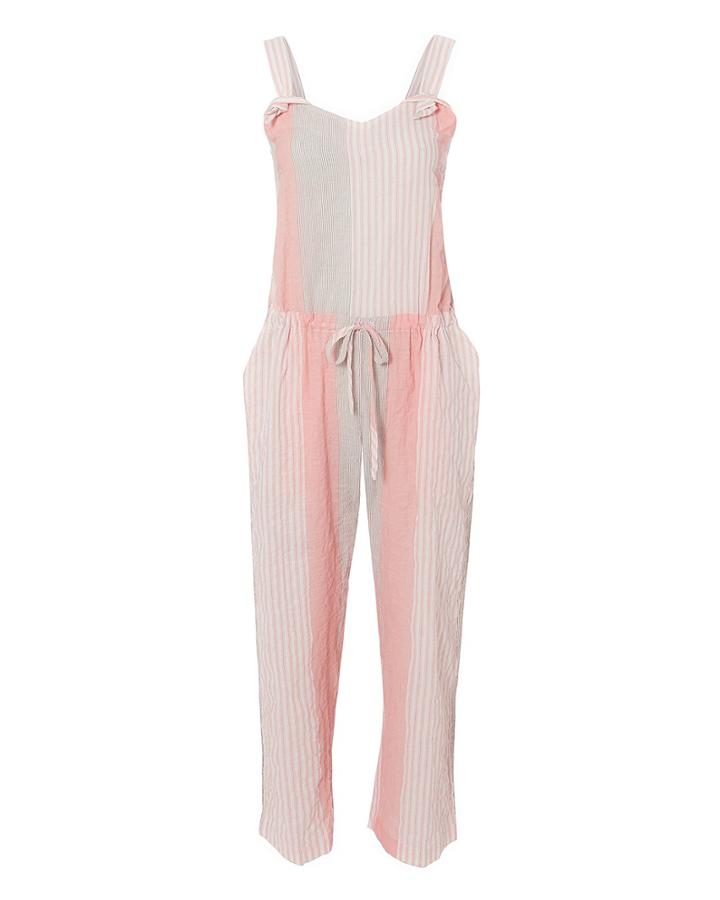 Lem Lem Lemlem Dera Striped Jumpsuit Pink L