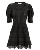 Love Shack Fancy Loveshackfancy Kristen Mini Dress Black Zero