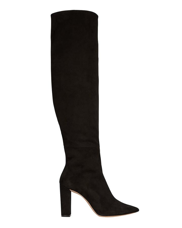 Jean-michel Cazabat Kendal Slouchy Suede Boots Black 36