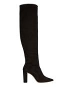 Jean-michel Cazabat Kendal Slouchy Suede Boots Black 36