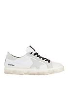 Golden Goose May White Glitter Sneakers