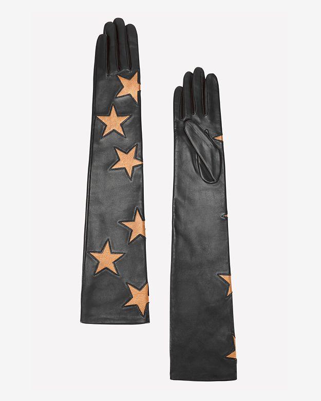 Agnelle Gold Star Long Gloves