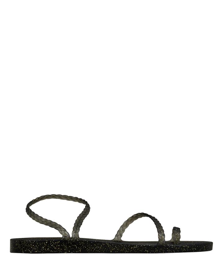Ancient Greek Sandals Eleftheria Black Sandals Black 40