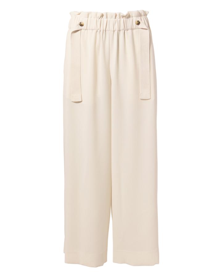 Vince Cinched Waist Culottes Ivory P