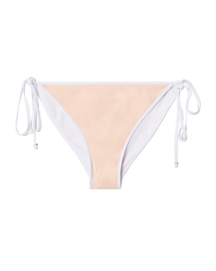 Jonathan Simkhai Reversible String White Bikini Bottom