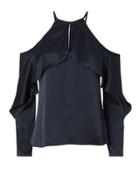 Cushnie Et Ochs Florence Cold Shoulder Top