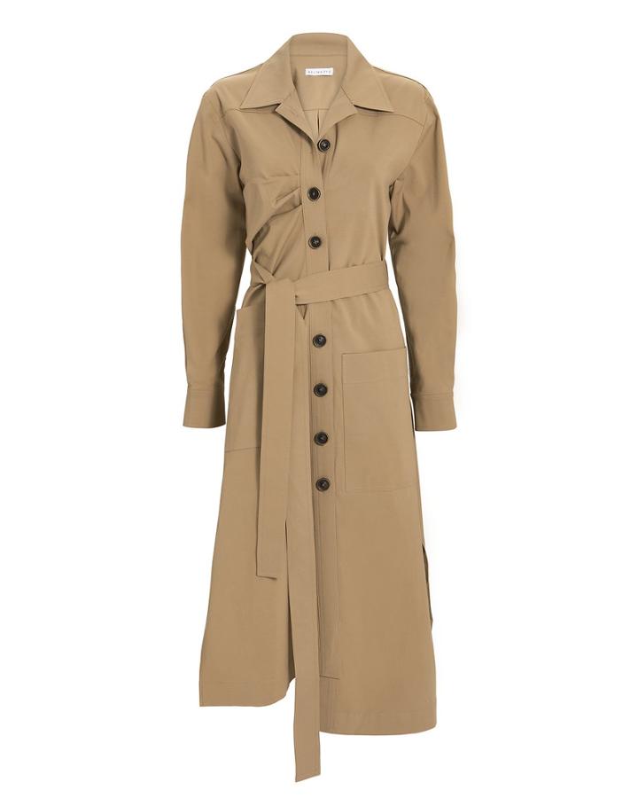 Rejina Pyo Madison Trench Dress Brown S