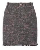 Intermix Derek Lam 10 Crosby Tweed Mini Skirt Multi Zero
