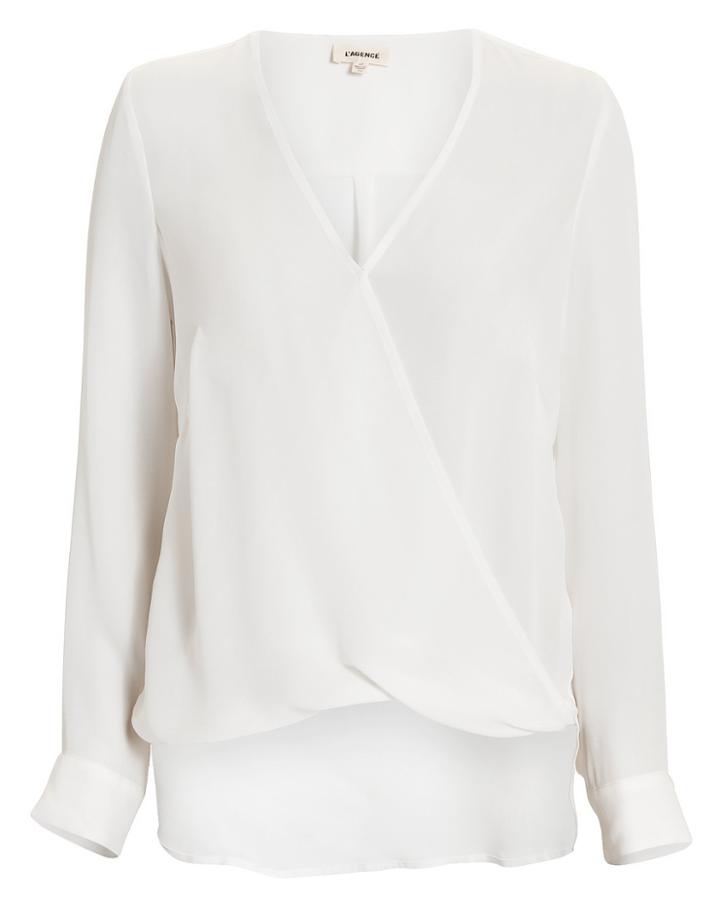 L'agence Kyla Ivory Blouse Ivory P