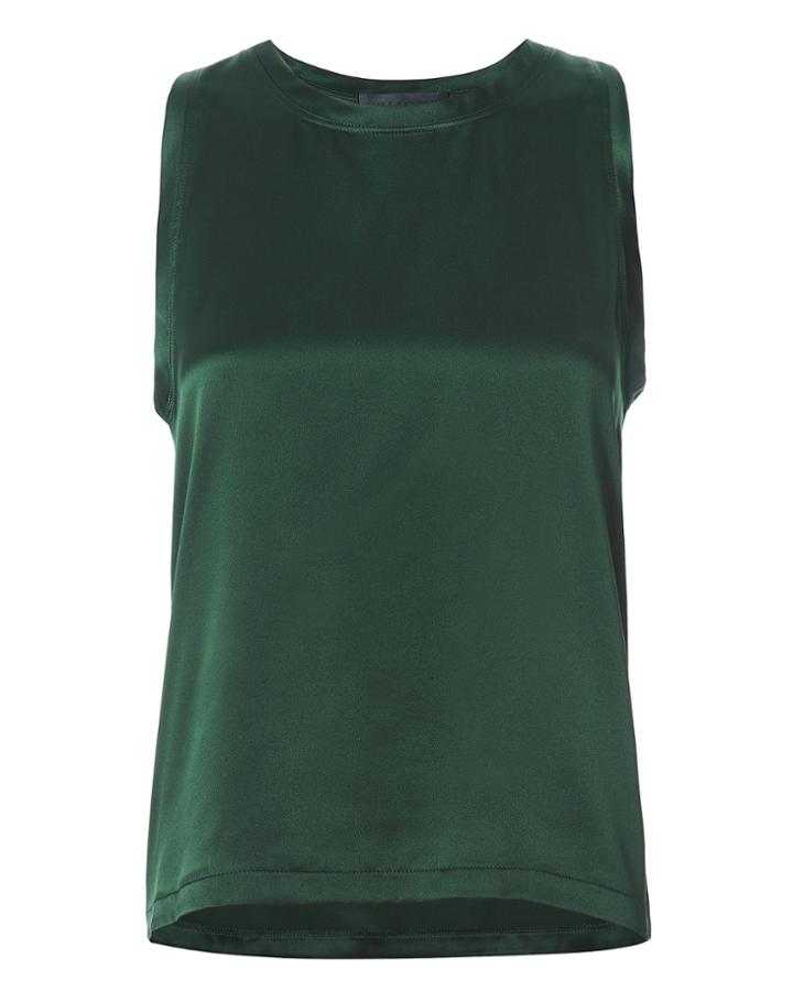 Nili Lotan Alice Pine Silk Tank