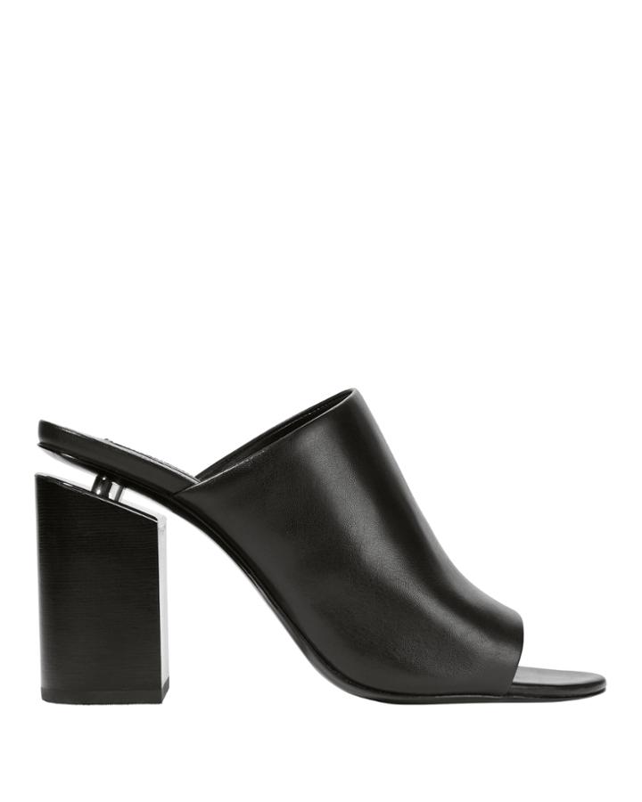 Alexander Wang Avery High Heel Slides Black 36