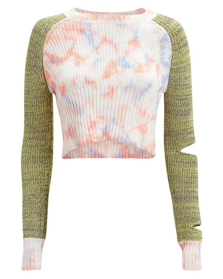 Zoe Jordan Gene Tie-dye Sweater Tie-dye/green M/l