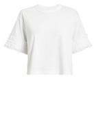 See By Chlo White Ruffle T-shirt White P