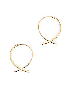 Lana Jewelry Forward Upside Down Hoops
