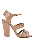 Laurence Dacade Ninon Nude Patent Leather High Heel Sandals