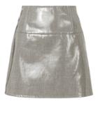 Helmut Lang Plaid Mini Skirt Black 2
