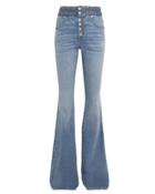 Veronica Beard Beverly Braided Flare Jeans Denim-lt 26